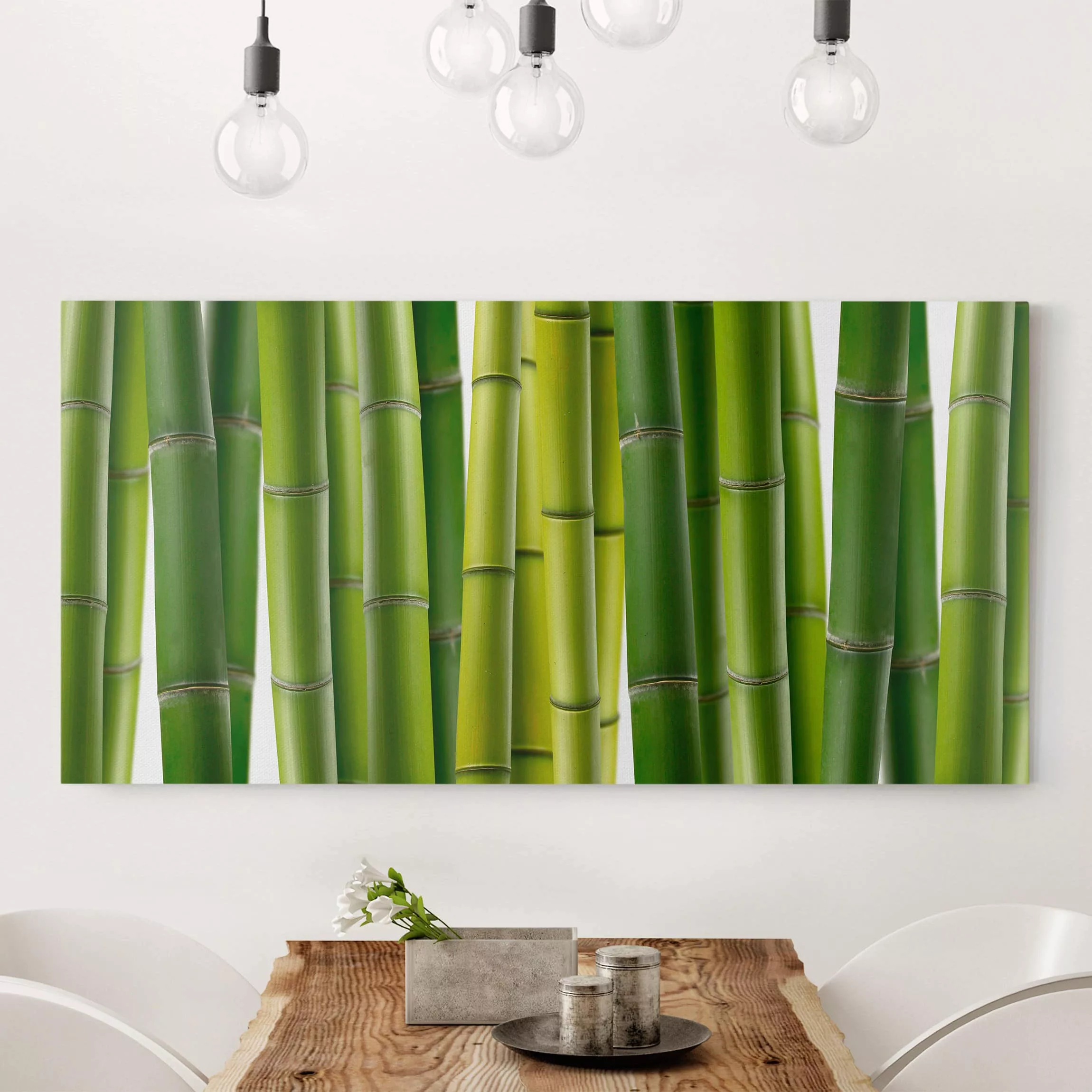 Leinwandbild Bambus - Querformat Bambuspflanzen günstig online kaufen