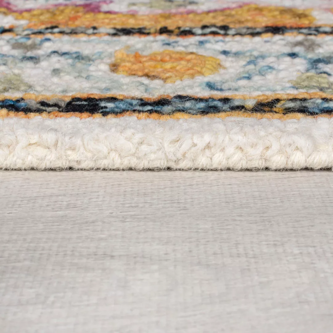 FLAIR RUGS Wollteppich »Dhalia«, rechteckig, 10 mm Höhe günstig online kaufen