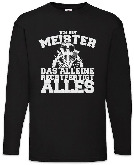 Urban Backwoods Langarmshirt Meister Handwerker Langarm T-Shirt Maurer Schr günstig online kaufen