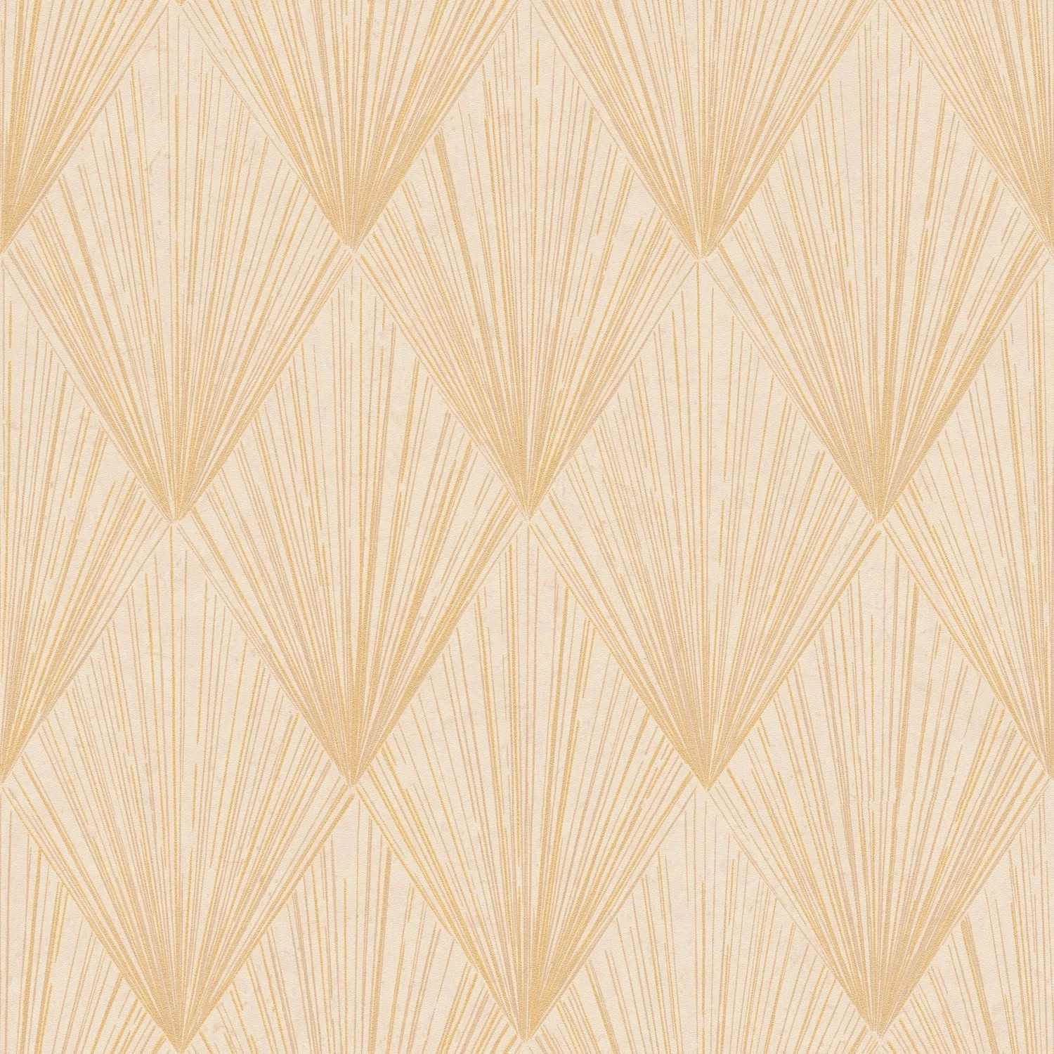 PROFHOME 378643-GU Grafik Tapete Geometrisch schimmernd Gold Gelb Creme 0,5 günstig online kaufen