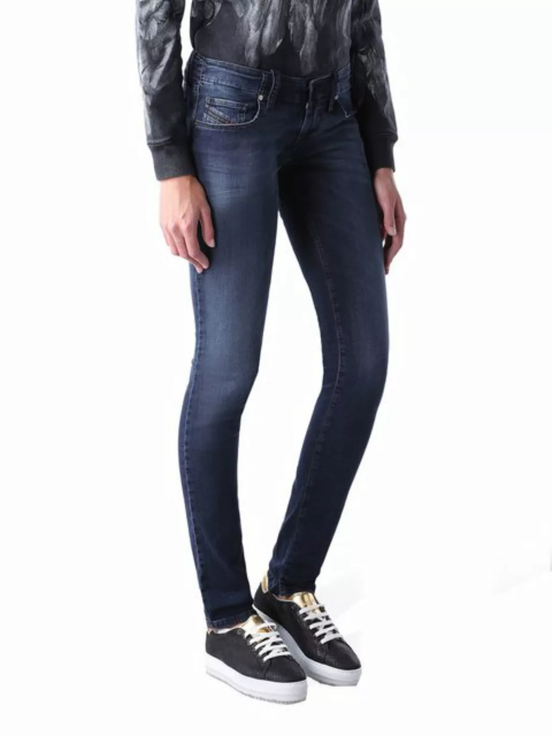 Diesel Skinny-fit-Jeans Diesel Damen Grupee-NE 0848K Joggjeans Sweat Jeans günstig online kaufen