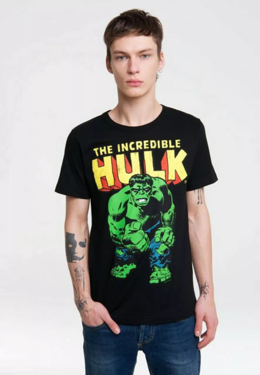 LOGOSHIRT T-Shirt "Hulk - Marvel - The Incredible", mit coolem Print günstig online kaufen