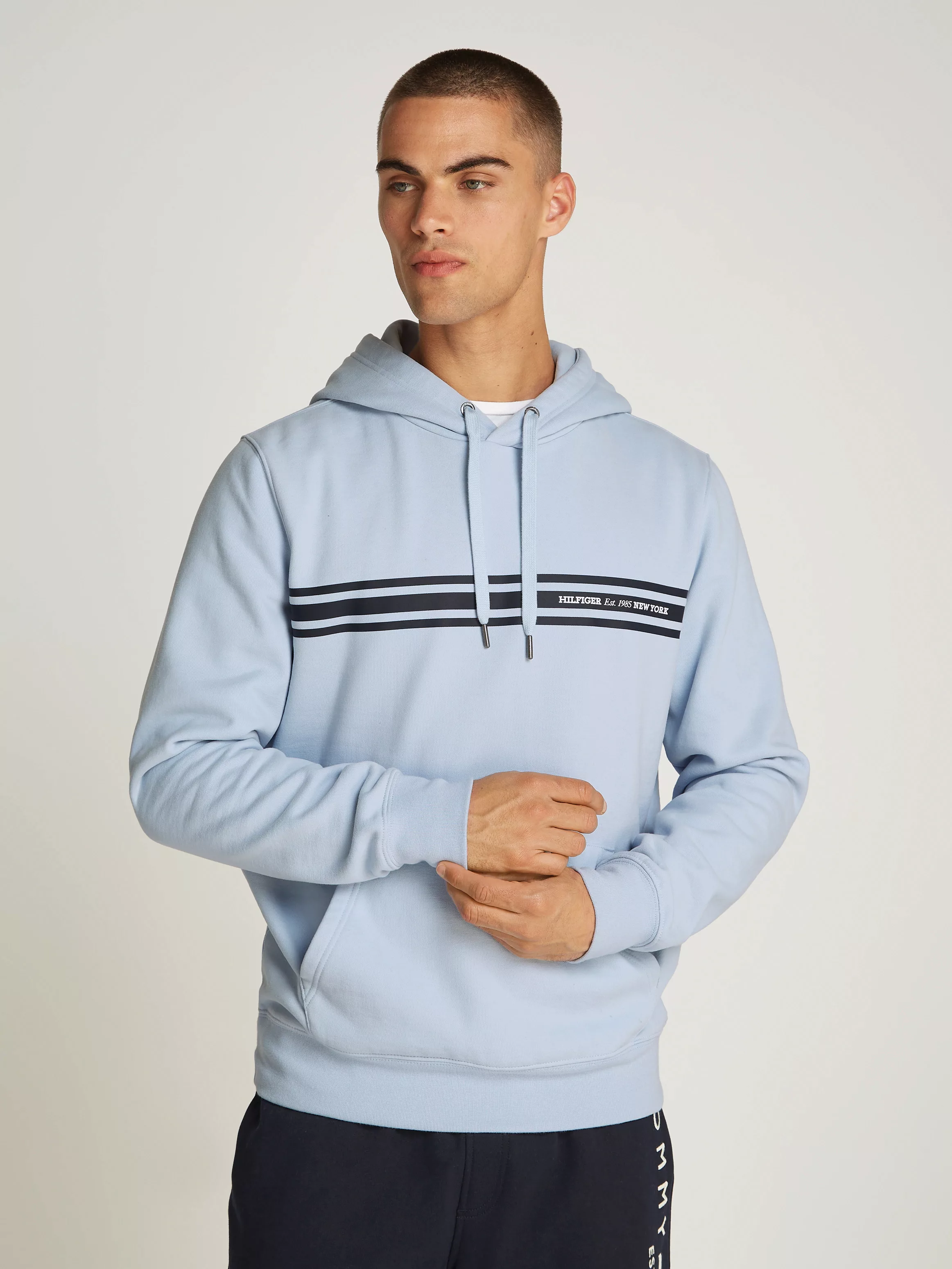 Tommy Hilfiger Kapuzensweatshirt "CENTRAL CHEST STRIPE HOODY", mit kontrast günstig online kaufen