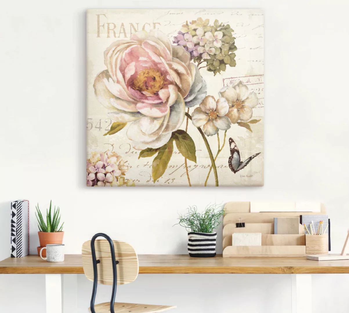 Artland Wandbild "Blumen III", Blumen, (1 St.), als Leinwandbild, Poster in günstig online kaufen