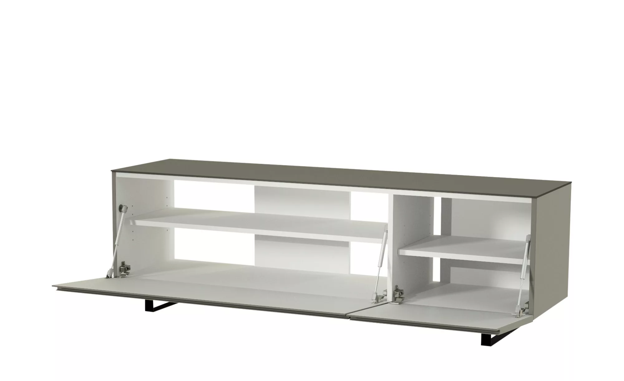 TV Board  Nicolo Phono ¦ grau ¦ Maße (cm): B: 160 H: 51 T: 45.0 TV- & Media günstig online kaufen