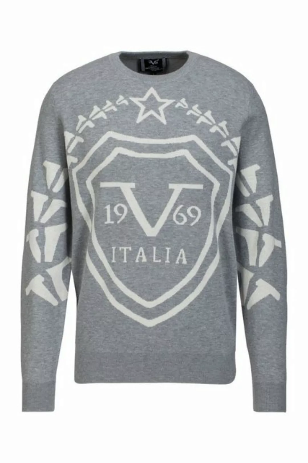 19V69 Italia by Versace Rundhalspullover by Versace Sportivo SRL - Enzo günstig online kaufen