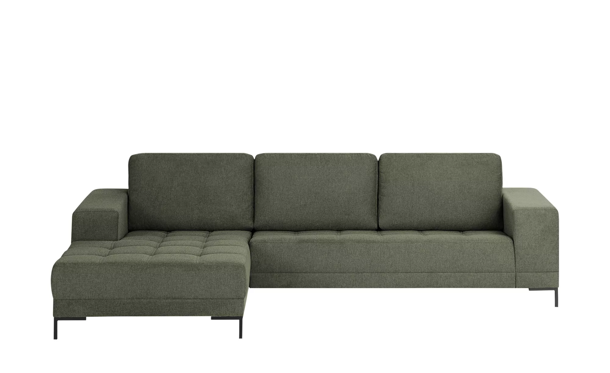 smart Ecksofa - grün - 81 cm - Polstermöbel > Sofas > Ecksofas - Möbel Kraf günstig online kaufen