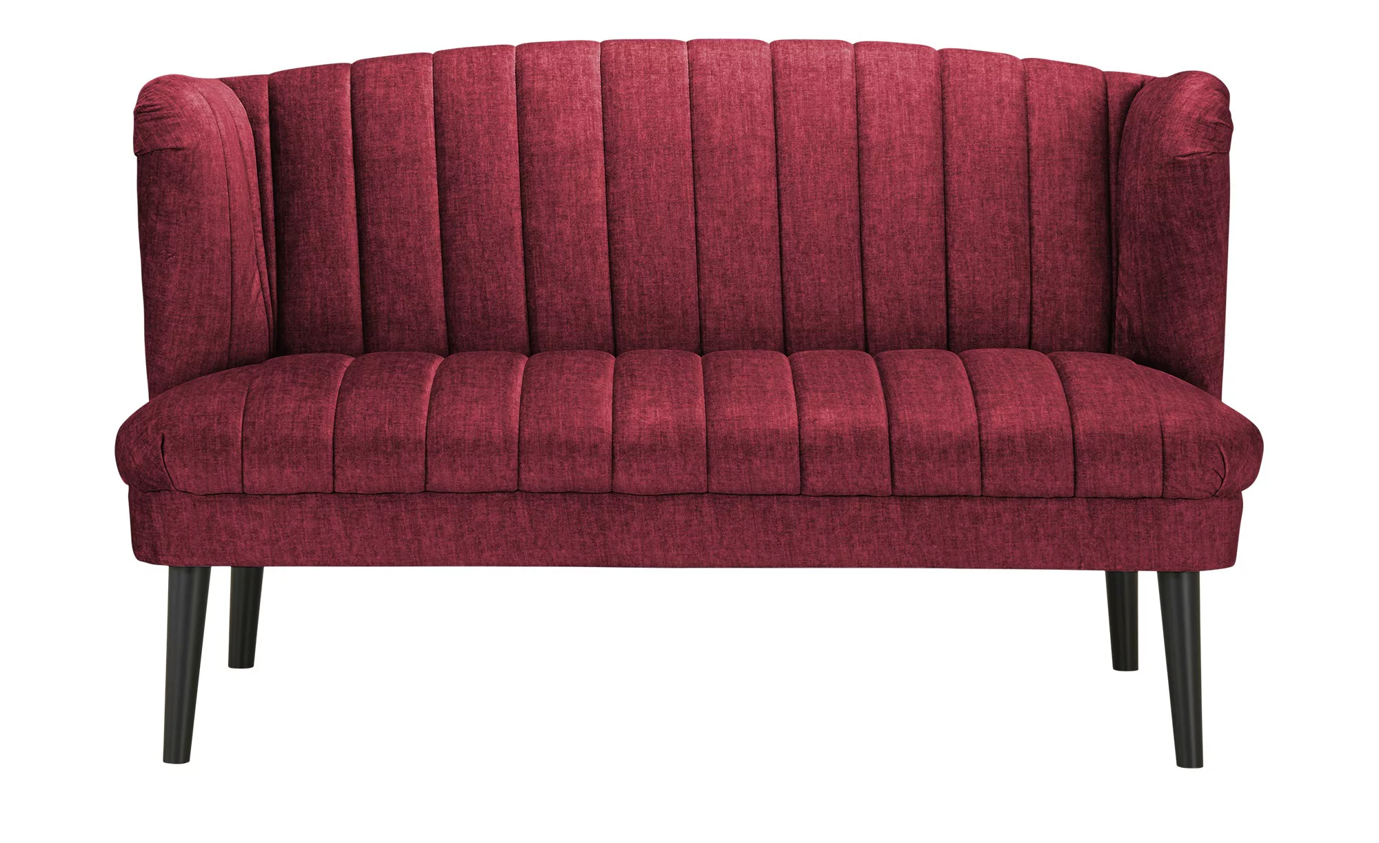 switch Küchensofa  Velours meliert Rina ¦ rot ¦ Maße (cm): B: 180 H: 92 T: günstig online kaufen