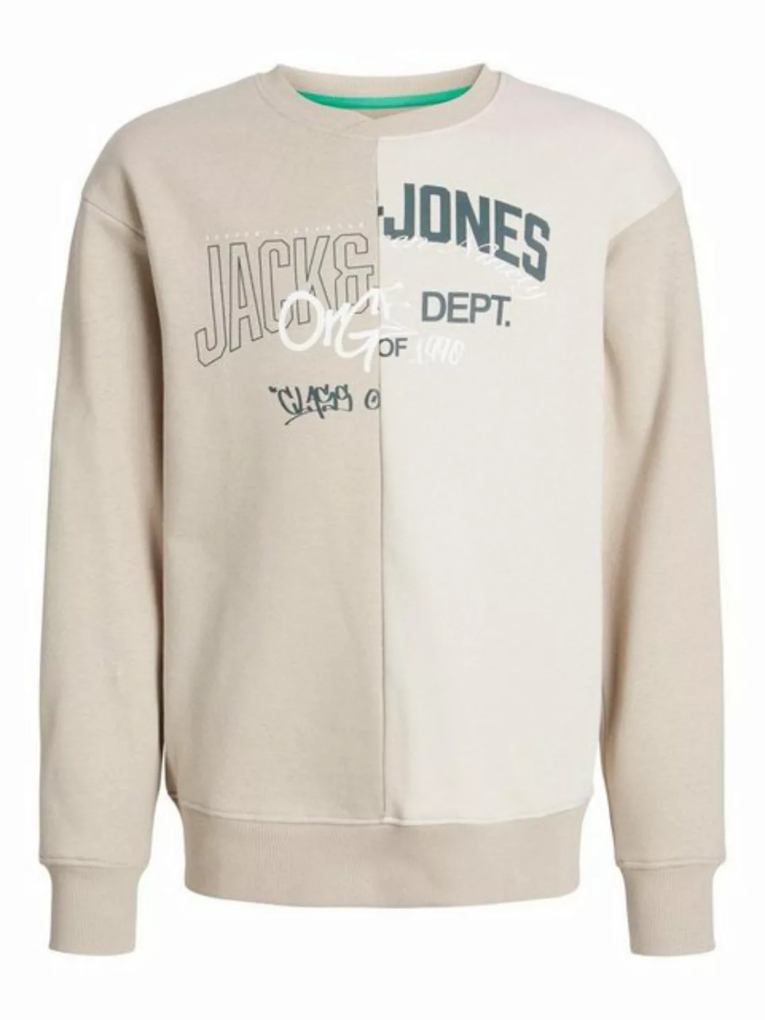 Jack & Jones Sweatshirt JORTRIBECA BLOCK SWEAT CREW NECK OS günstig online kaufen