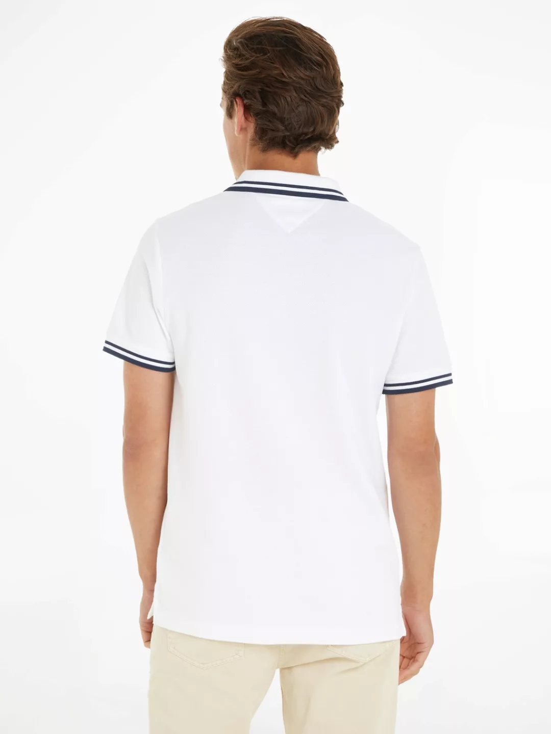 Tommy Jeans Poloshirt TJM REG TIPPING POLO mit kontrastfarbenen Details günstig online kaufen