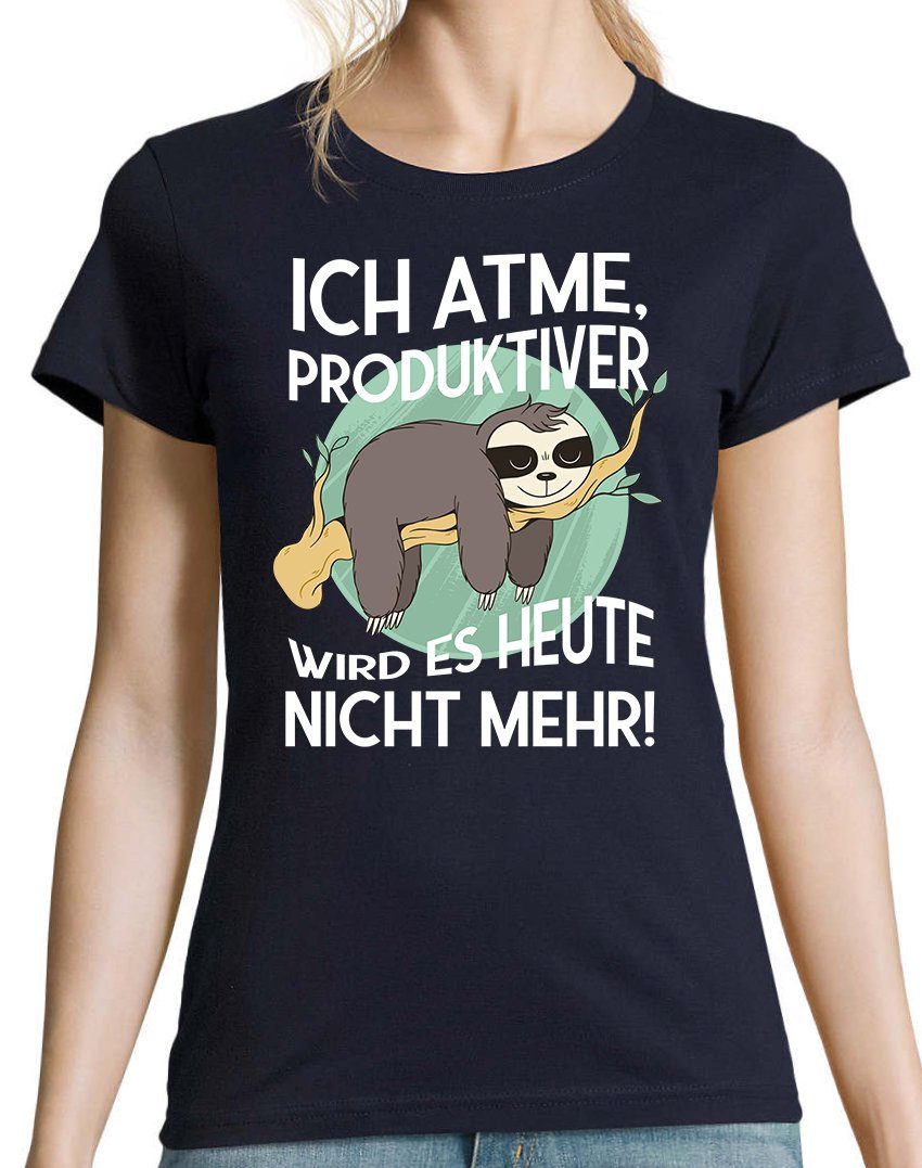 Youth Designz T-Shirt Ich atme, produktiver günstig online kaufen