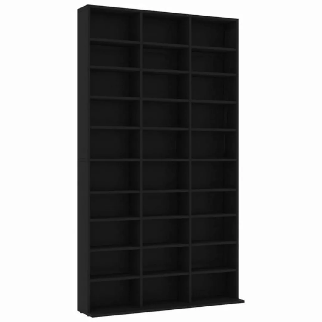 Cd-regal Schwarz 102x23x177,5 Cm Spanplatte günstig online kaufen