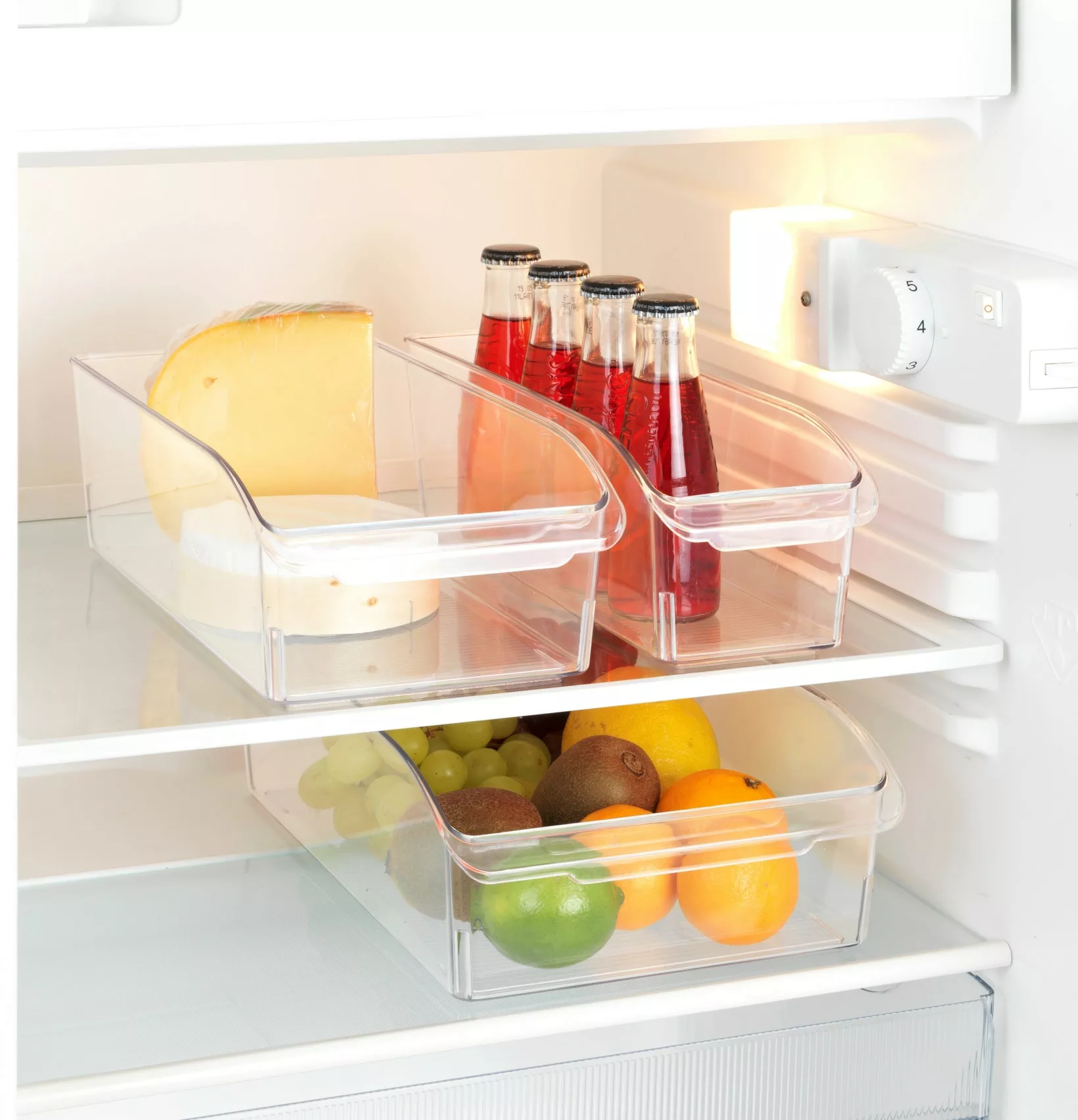 WENKO Aufbewahrungssystem »Kühlschrank-Organizer-Set«, (Set, 3 tlg.), Boxen günstig online kaufen