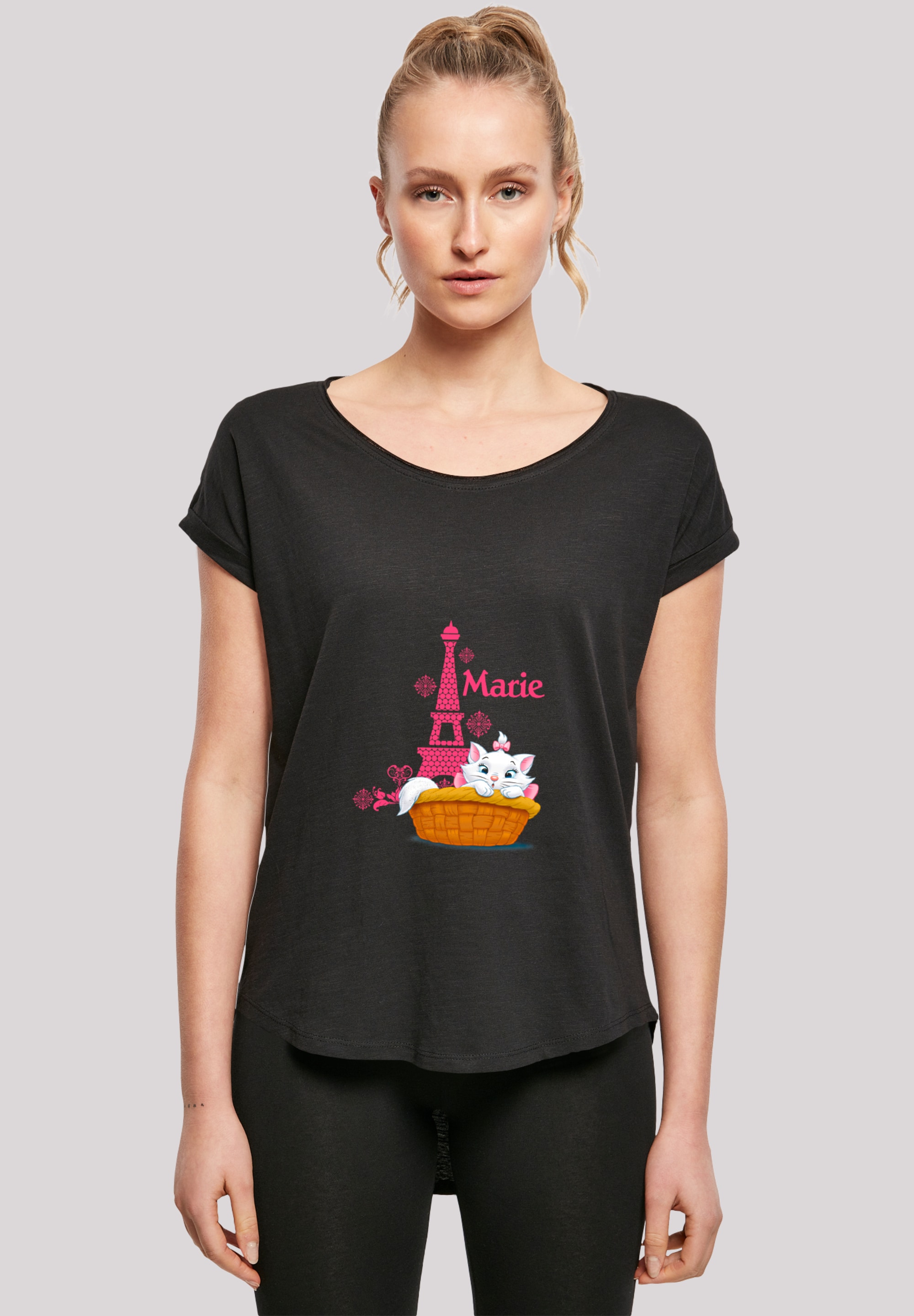 F4NT4STIC T-Shirt "Disney Aristocats Marie Eiffel tower Basket", Premium Qu günstig online kaufen