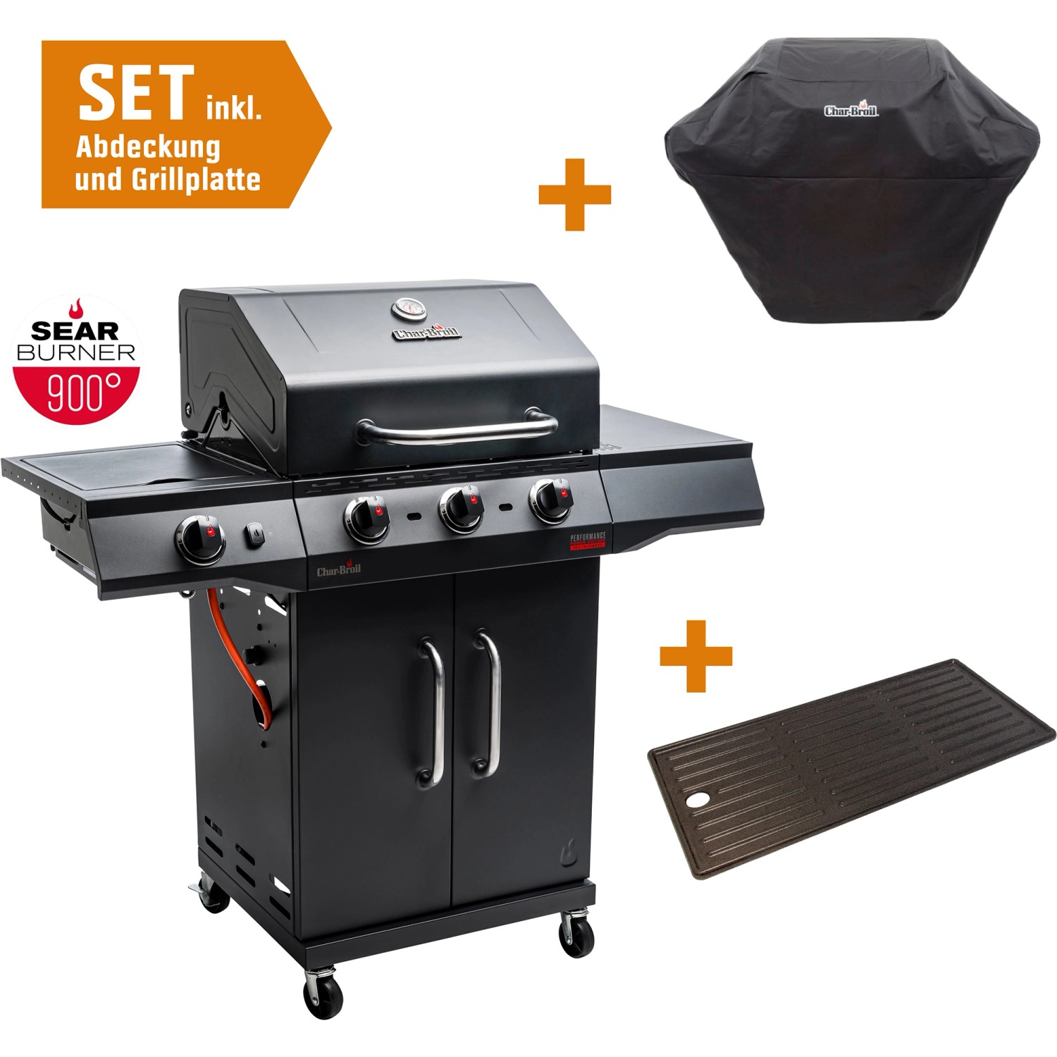 Char-Broil Gasgrill Performance Power Edition 3 mit 3 Brennern & TRU-Infrar günstig online kaufen