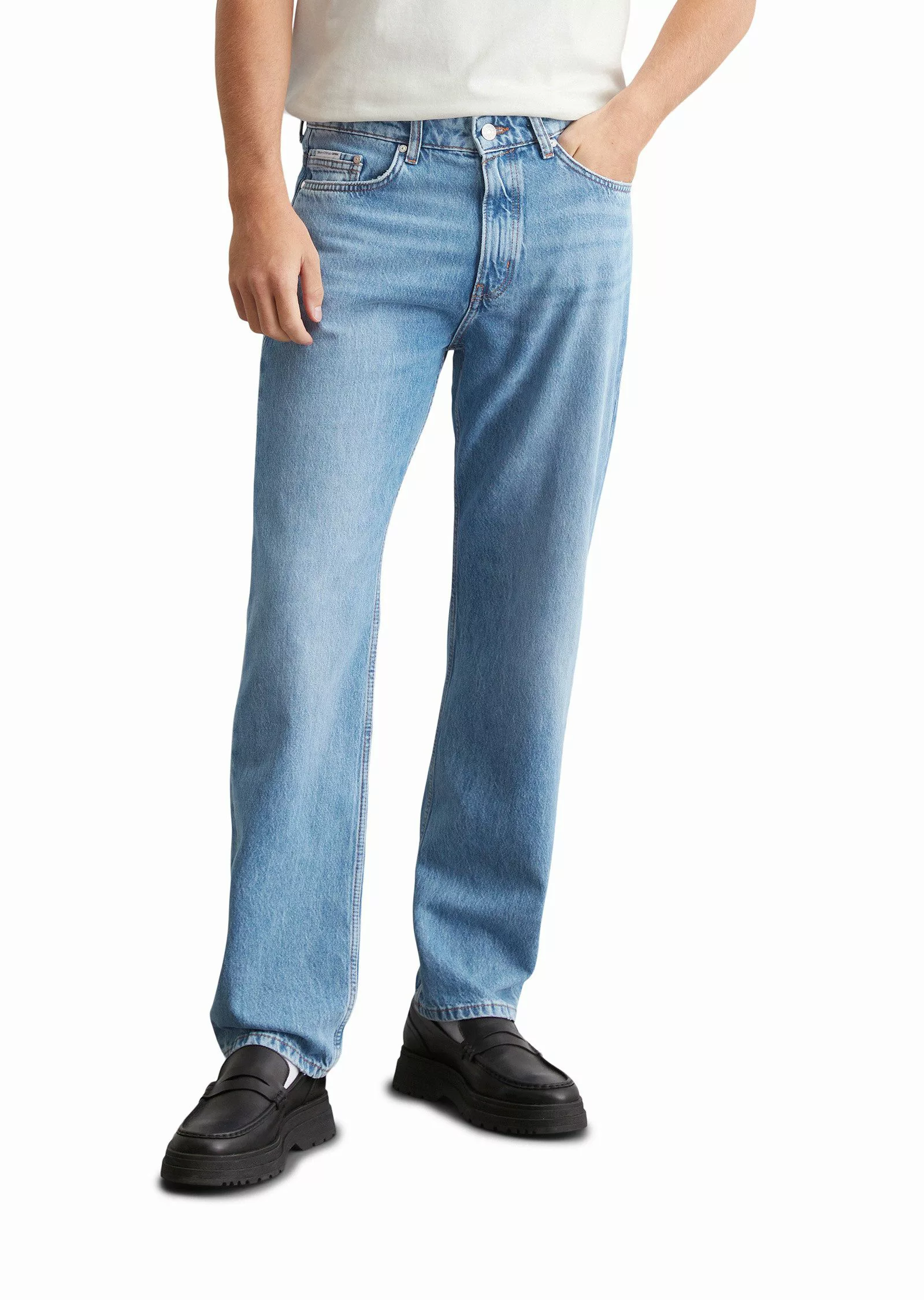 Marc O'Polo DENIM Straight-Jeans aus reiner günstig online kaufen