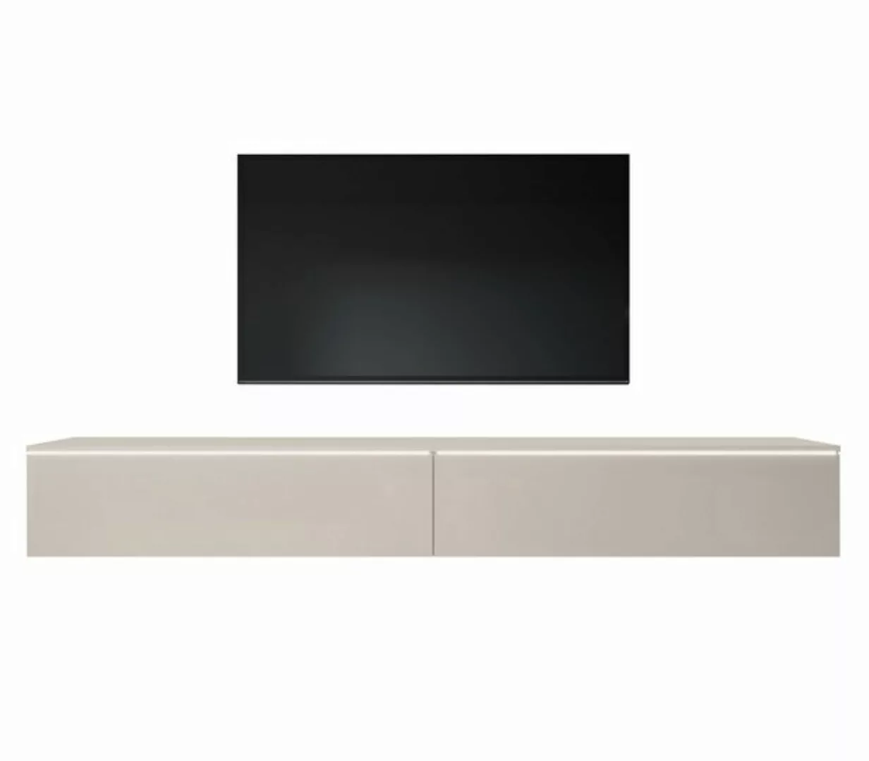 Furnix TV-Schrank BARGO 200 cm (2x100cm) Lowboard TV-Kommode ohne/mit LED B günstig online kaufen