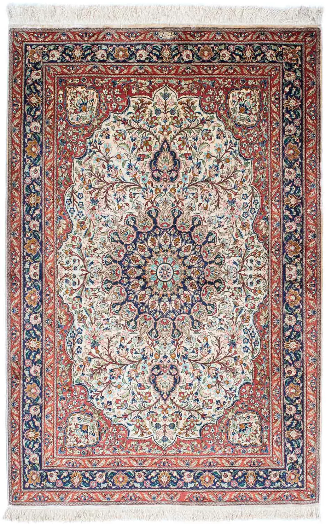 morgenland Orientteppich »Perser - Ghom - 155 x 104 cm - beige«, rechteckig günstig online kaufen