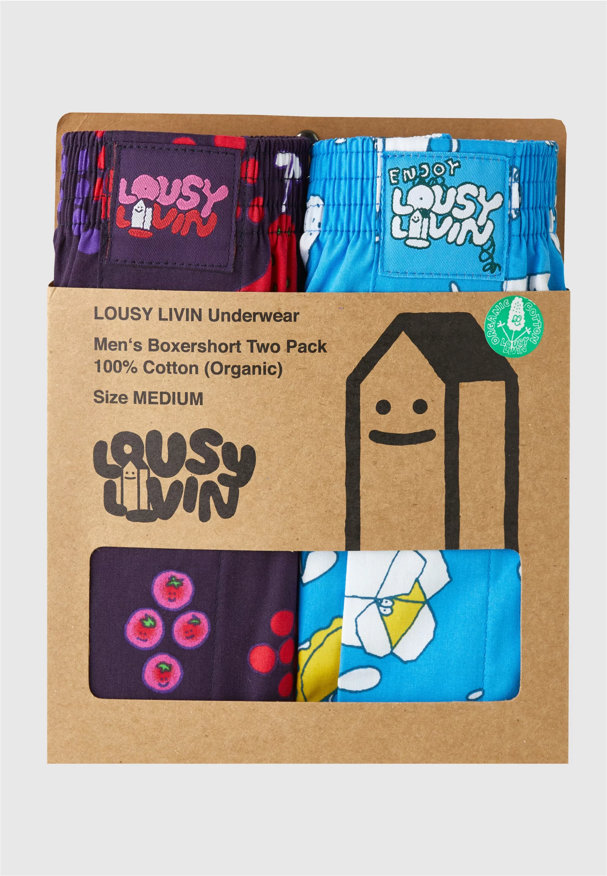 Lousy Livin Boxershorts "Berry Lunch", mit buntem Design günstig online kaufen