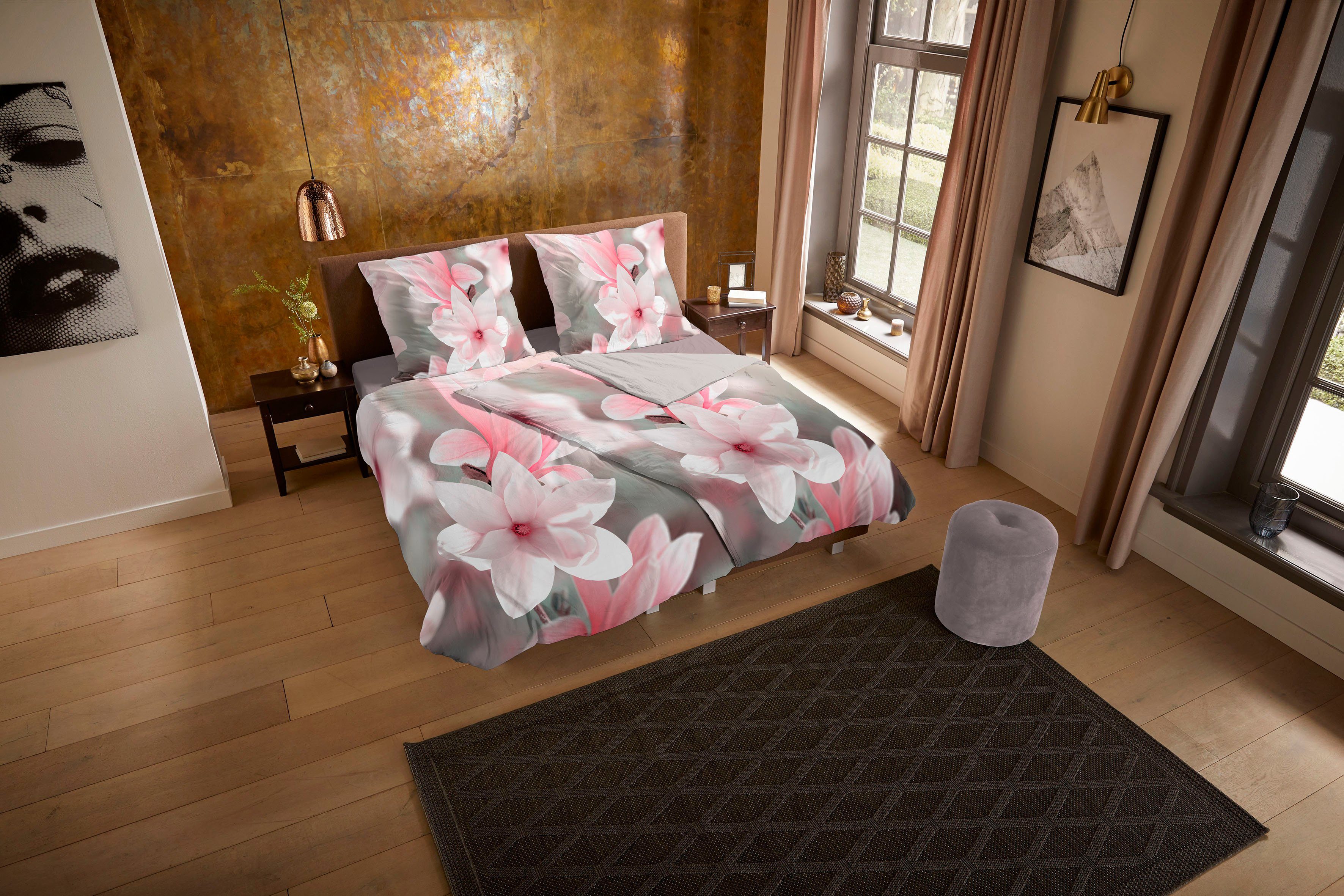 PURE luxury collection Wendebettwäsche »Magnalia«, 135x200, Pflegeleicht, R günstig online kaufen