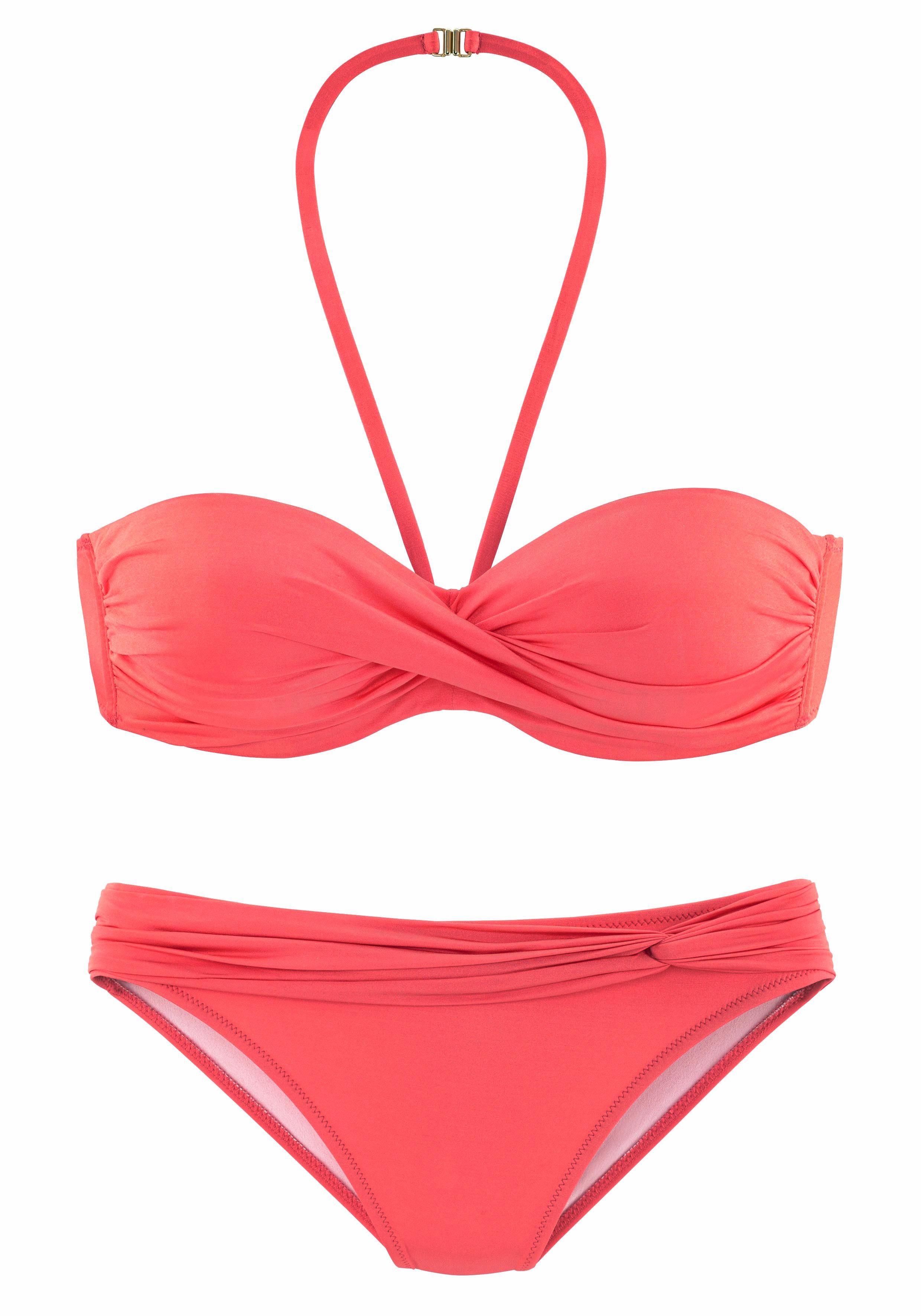 LASCANA Bügel-Bandeau-Bikini mit verschiedenen Trägervarianten günstig online kaufen