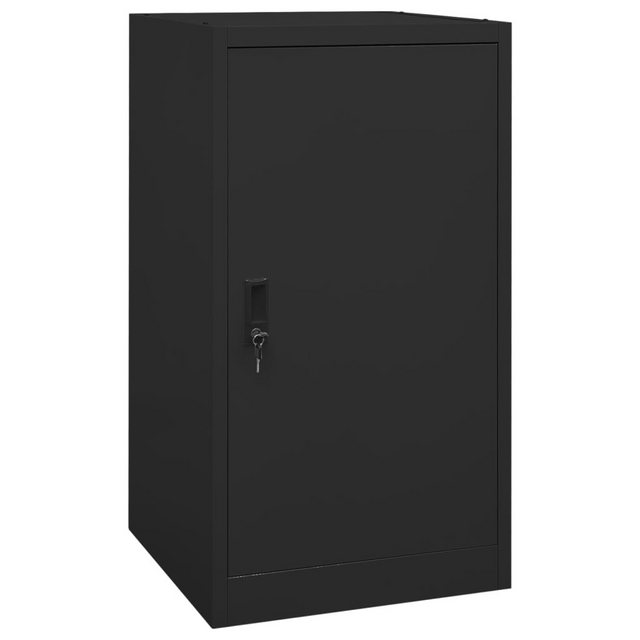 vidaXL Aktenschrank Sattelschrank Schwarz 53x53x105 cm Stahl günstig online kaufen