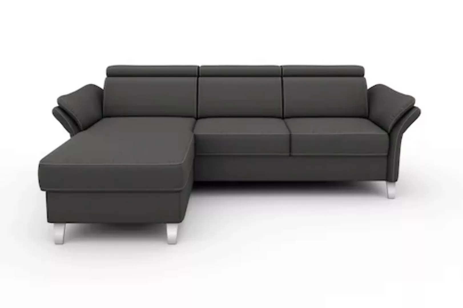 sit&more Ecksofa »Vincenzo L-Form«, inklusive Kopfteilverstellung, wahlweis günstig online kaufen