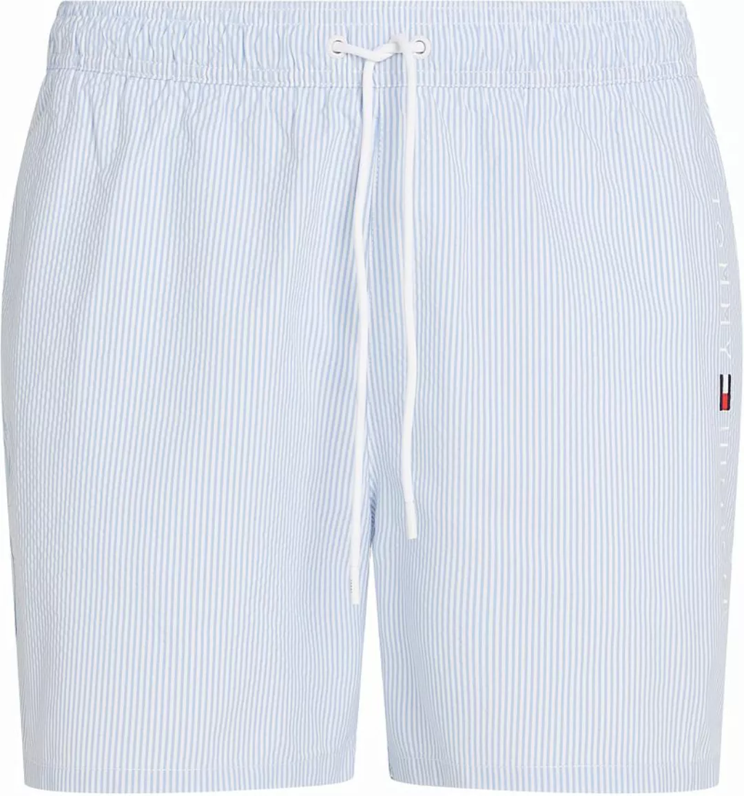 Tommy Hilfiger Badeshorts Streifen Hellblau - Größe XL günstig online kaufen