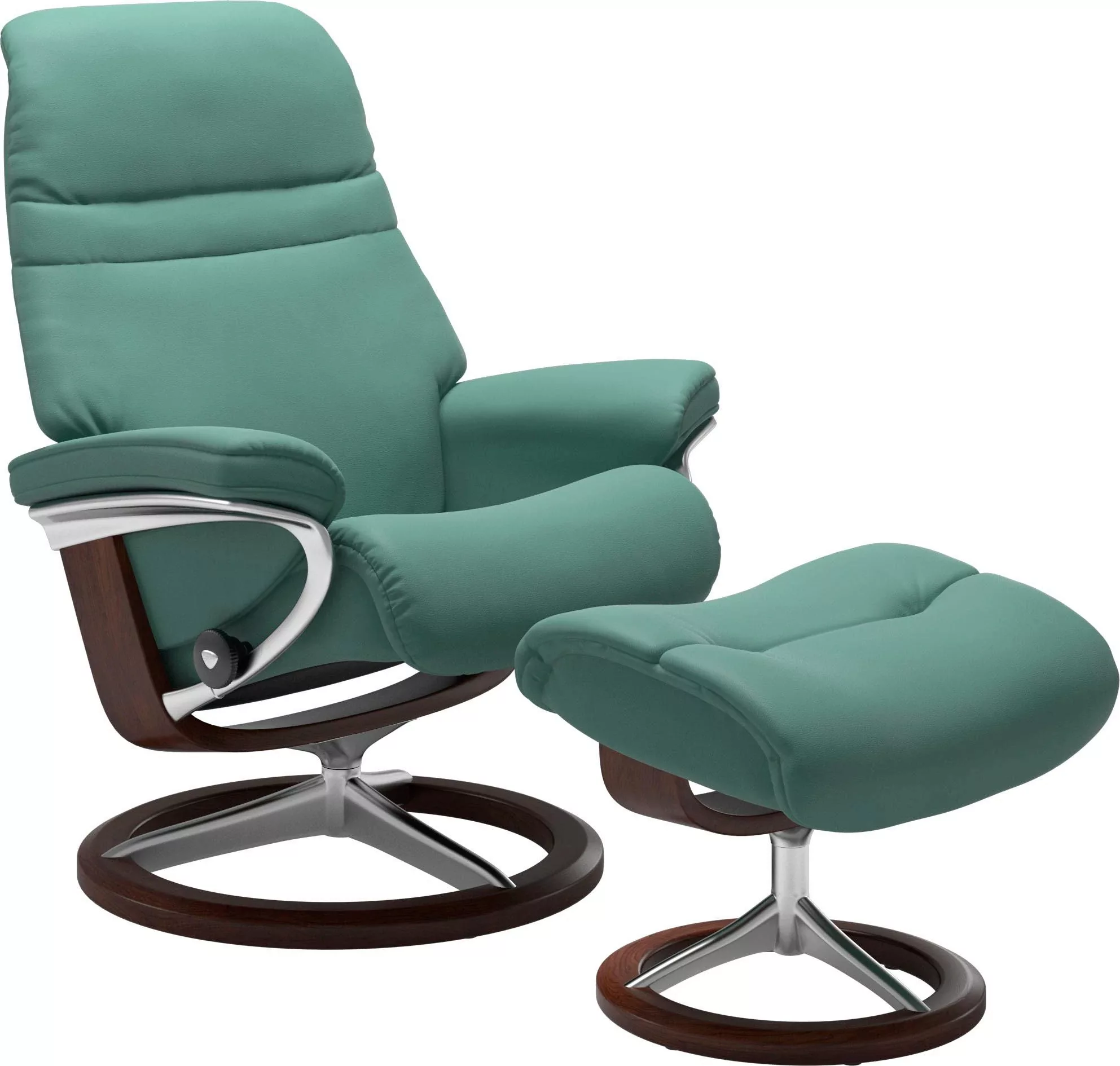 Stressless® Relaxsessel »Sunrise«, (Set, Relaxsessel mit Hocker), mit Signa günstig online kaufen