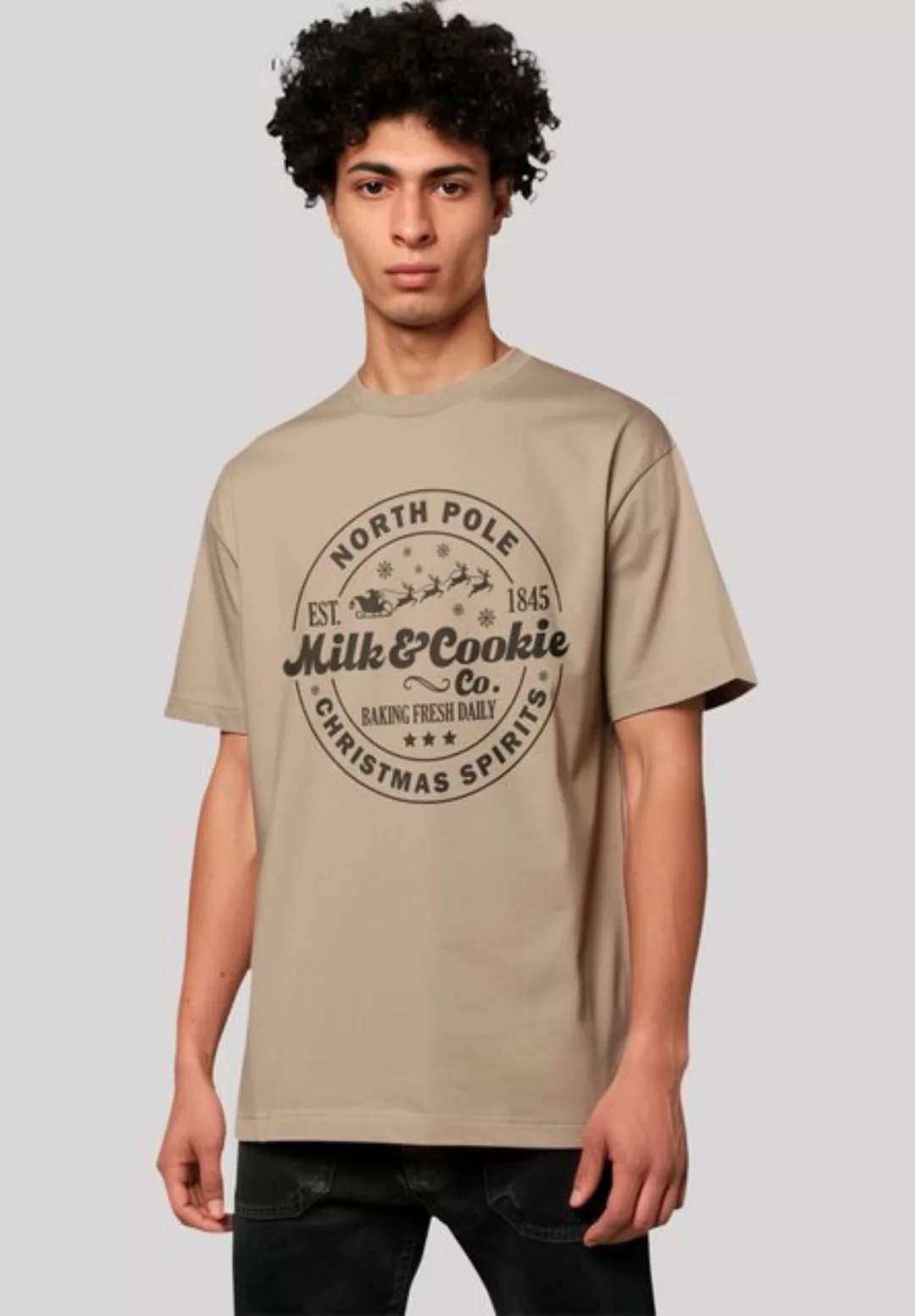 F4NT4STIC T-Shirt Milk and Cookie Bakery Retro Weihnachten Premium Qualität günstig online kaufen