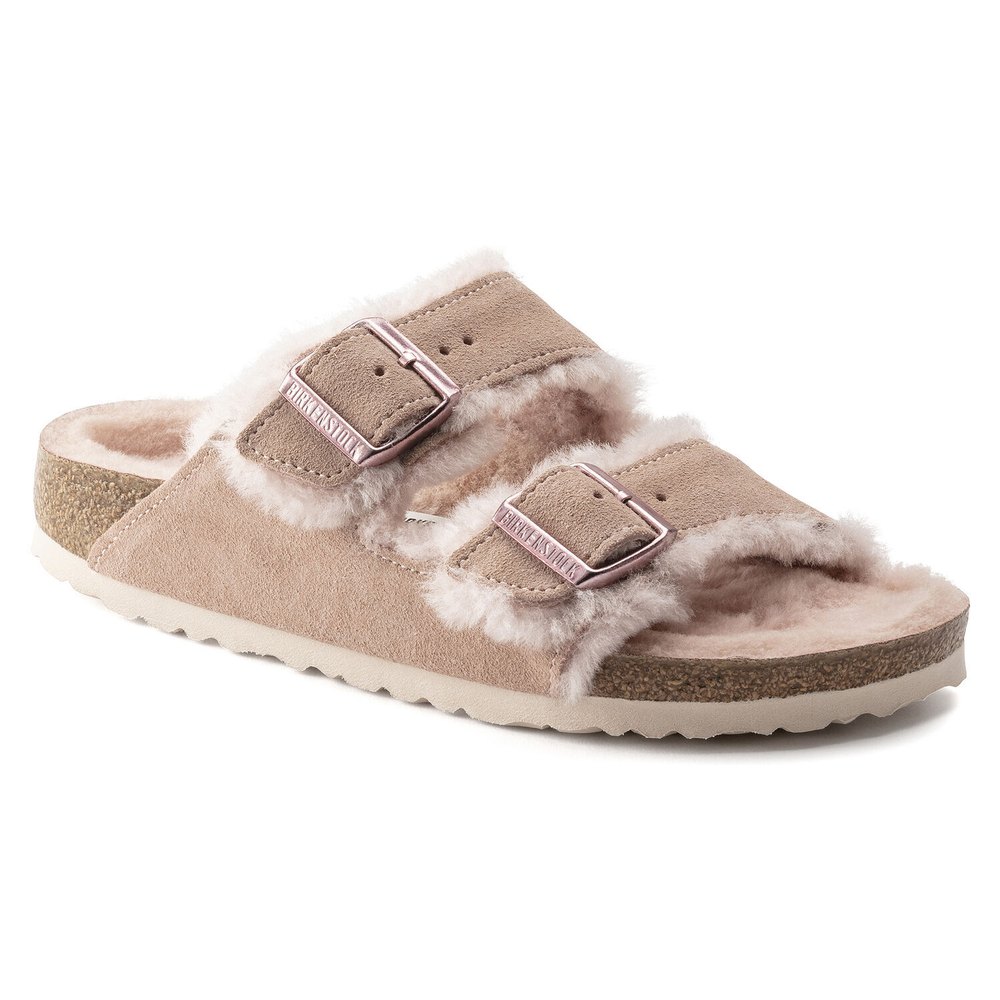 Birkenstock Sandalen Birkenstock Arizona Shearling Vl EU 41 rose pâle günstig online kaufen