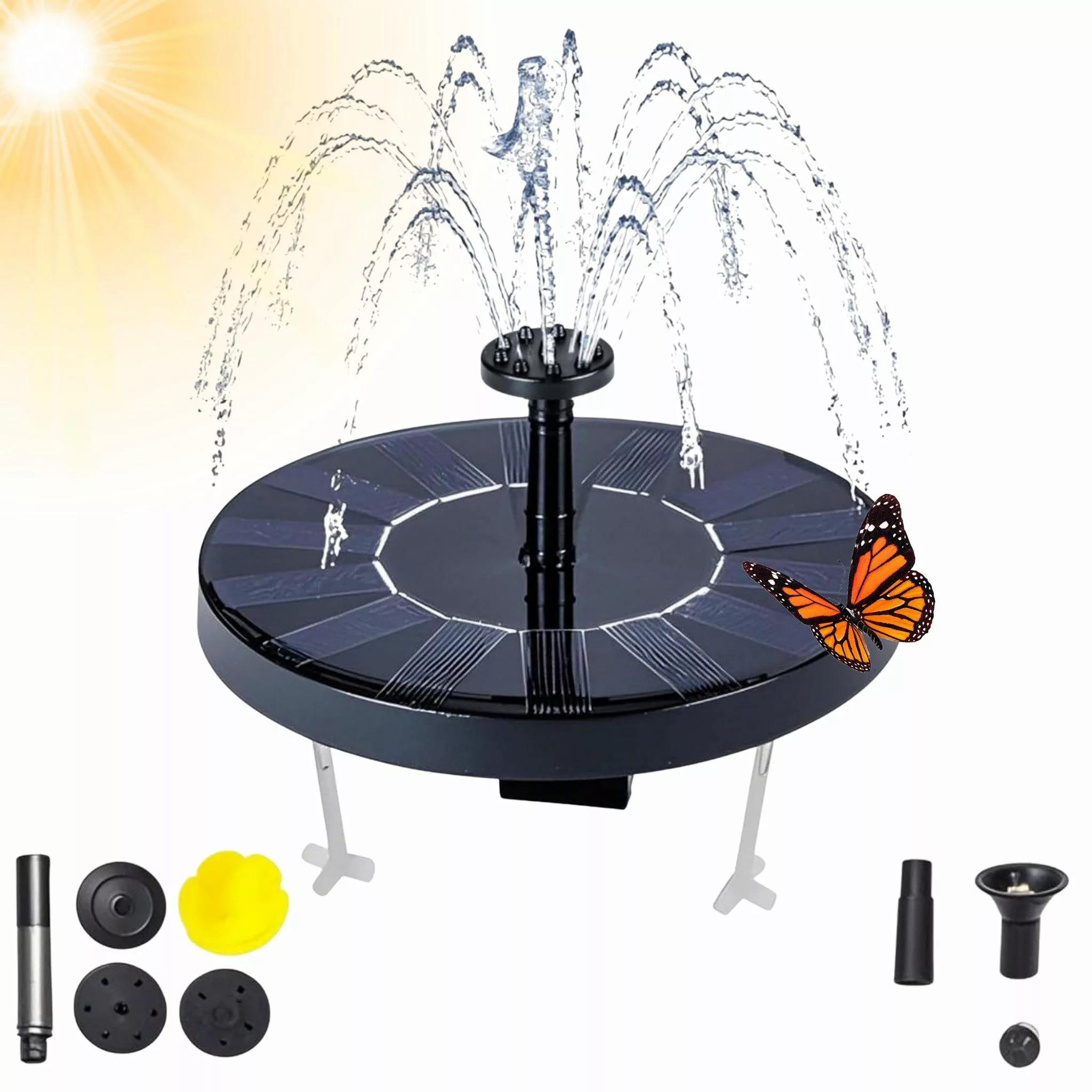 matches21 HOME & HOBBY Wasserspiel Solar günstig online kaufen