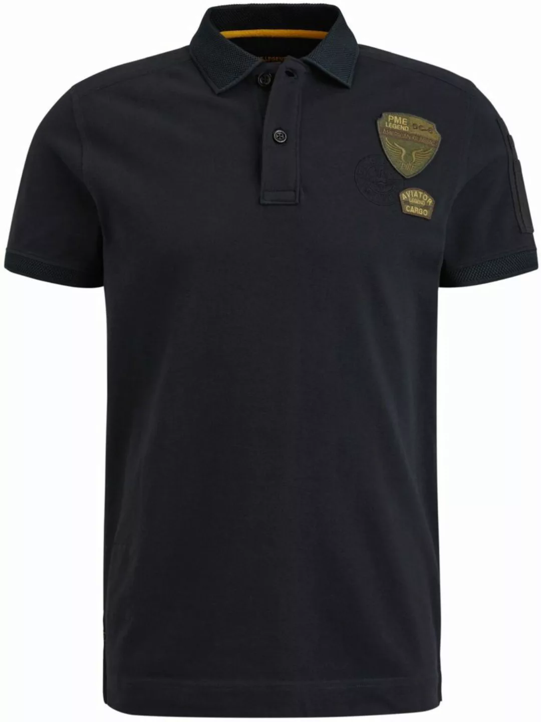 PME Legend Poloshirt Logo Navy - Größe L günstig online kaufen