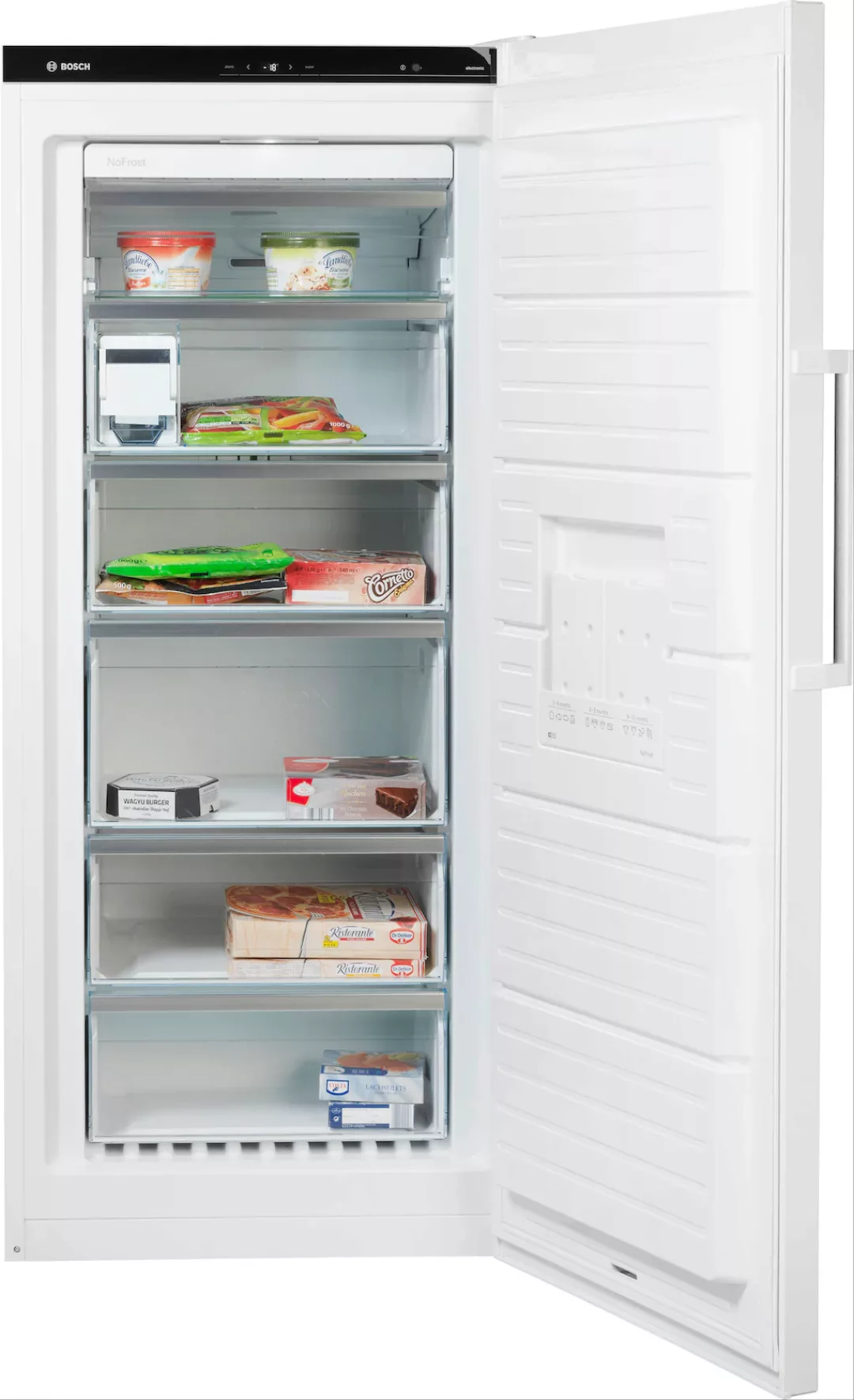 BOSCH Gefrierschrank 6 »GSN51AWDV«, 161 cm hoch, 70 cm breit günstig online kaufen