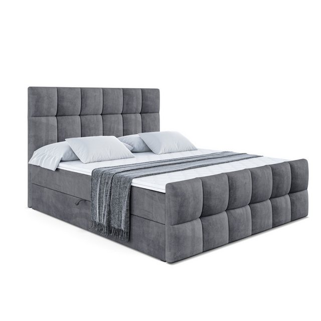 ALTDECOR Boxspringbett RICAR-Z (Multipocket-Matratze H4. H3 Matratze Bonell günstig online kaufen