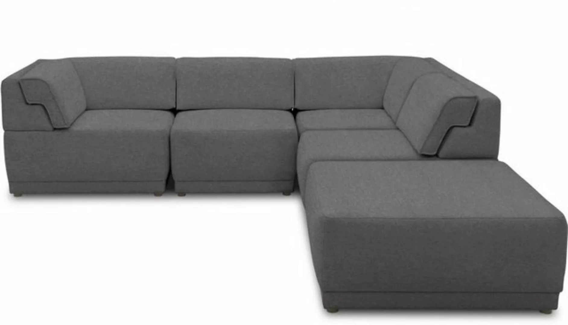 DOMO collection Loungesofa "800007", (Set, 5 Teile), Rückenkissen aufstellb günstig online kaufen