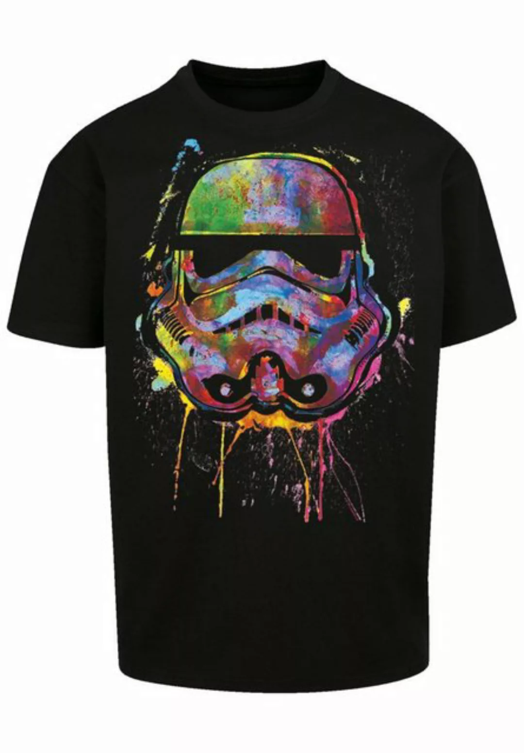 F4NT4STIC T-Shirt PLUS SIZE Stormtrooper Paint Splats Print günstig online kaufen