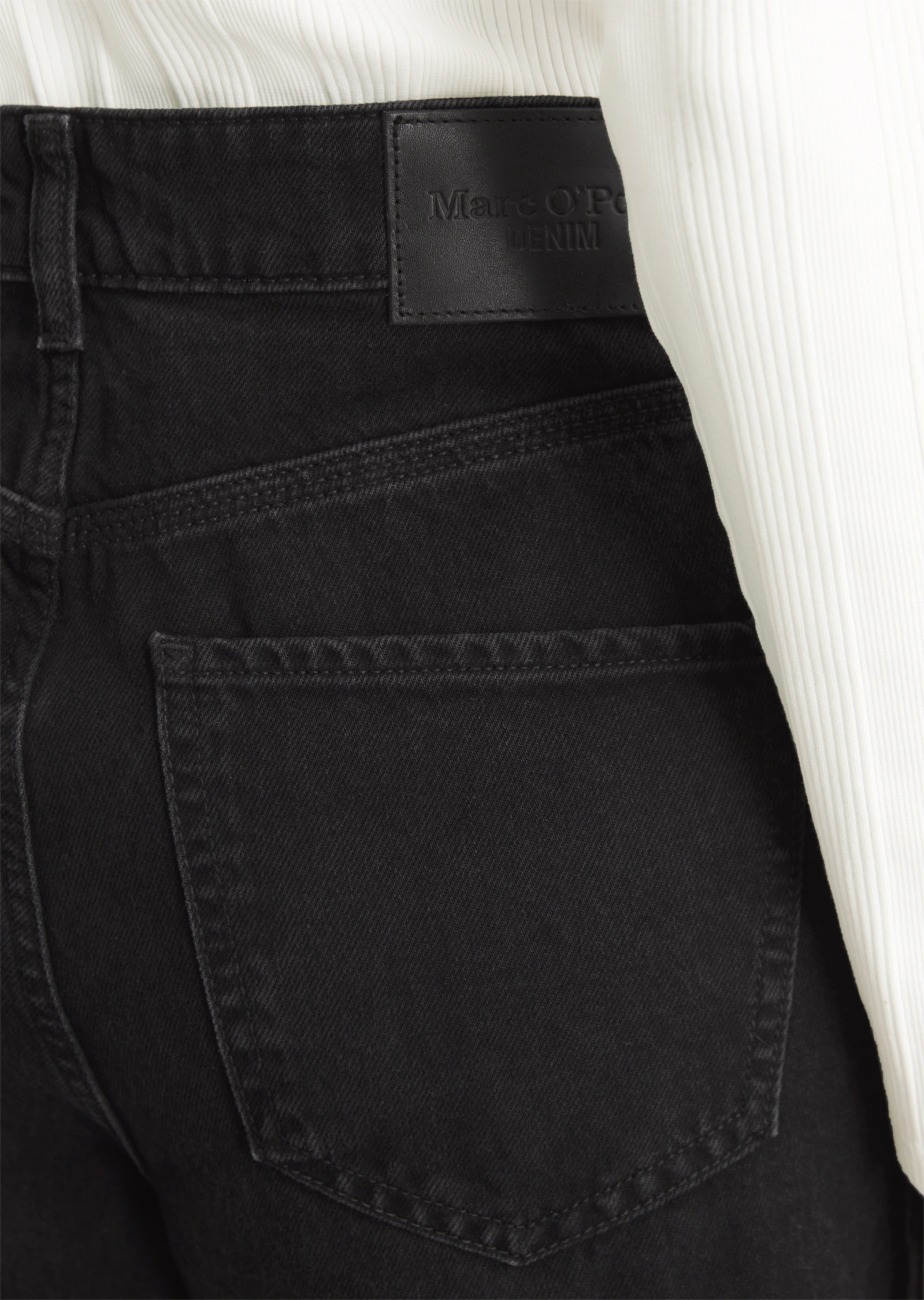 Marc OPolo DENIM Weite Jeans "aus Black Rigid Denim" günstig online kaufen