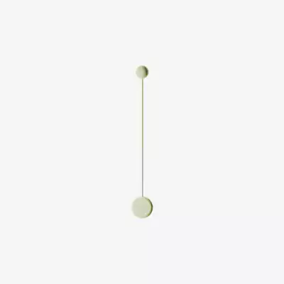 Vibia Pin Wandleuchte LED 1-flammig - indirekt, grün - 70 cm günstig online kaufen