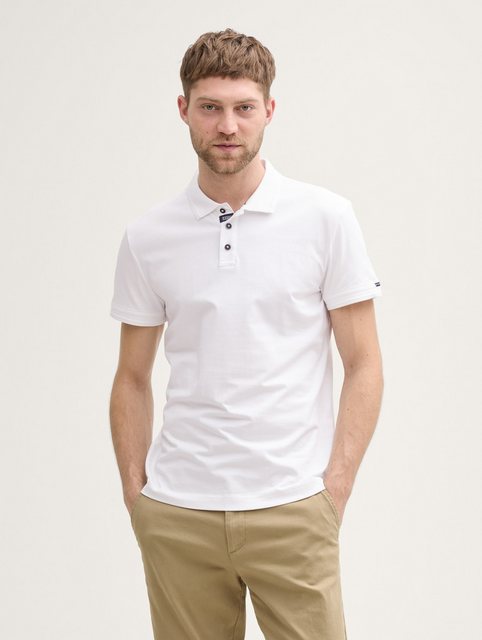 TOM TAILOR Poloshirt Basic Jersey Poloshirt günstig online kaufen