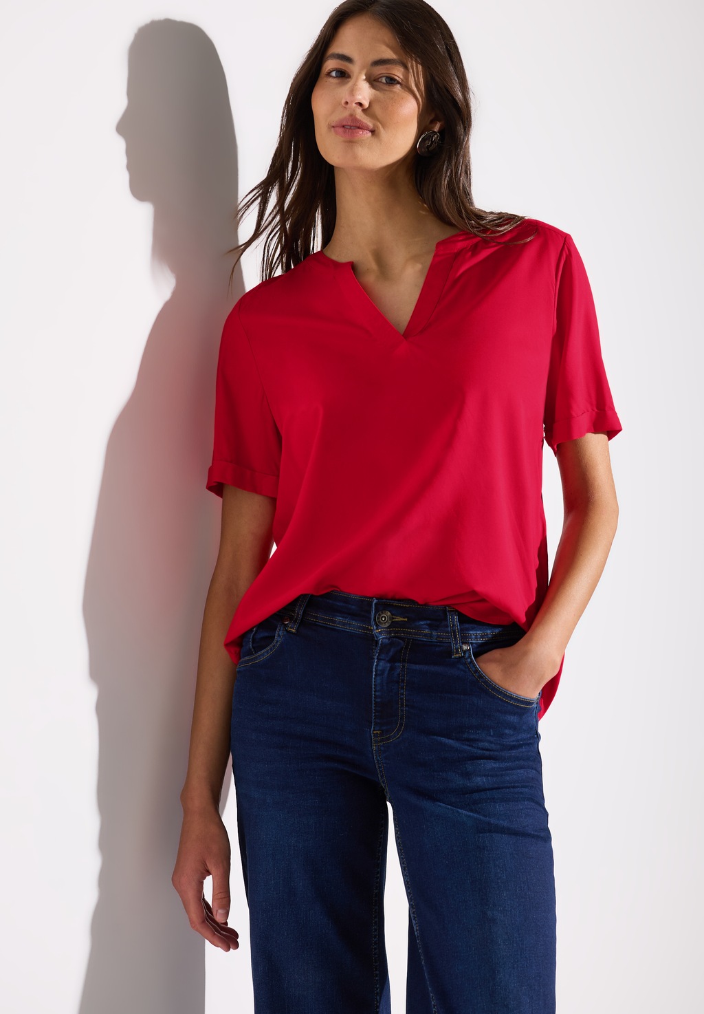STREET ONE Hemdbluse, aus softer Viskose günstig online kaufen