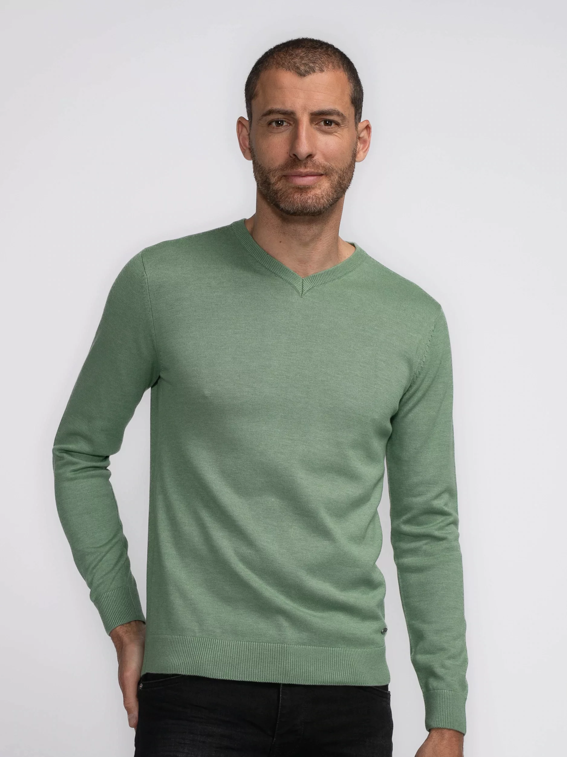 Petrol Industries V-Ausschnitt-Pullover "Men Knitwear V-Neck Basic" günstig online kaufen