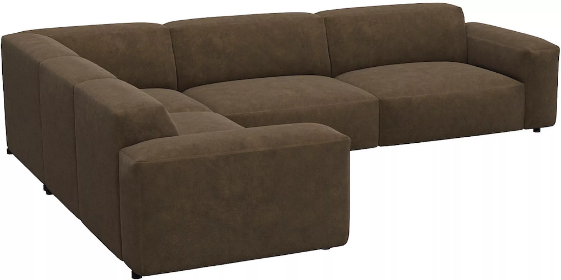 FLEXLUX Ecksofa »Lucera, super bequem durch hochwertigen Sitzaufbau mit Kal günstig online kaufen