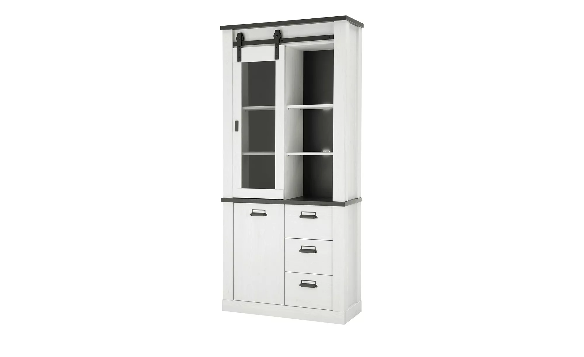 Vitrine  Sintra ¦ weiß ¦ Maße (cm): B: 92 H: 200 T: 37 Kommoden & Sideboard günstig online kaufen