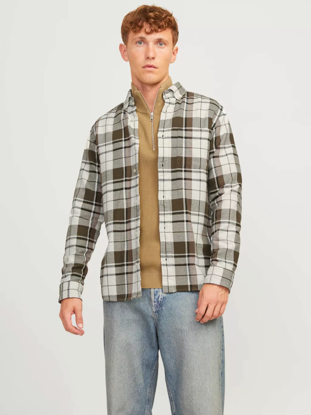 Jack & Jones Langarmhemd "JPRBLUBROOK CHECK STRUCTURE L/S SHIRT SN" günstig online kaufen