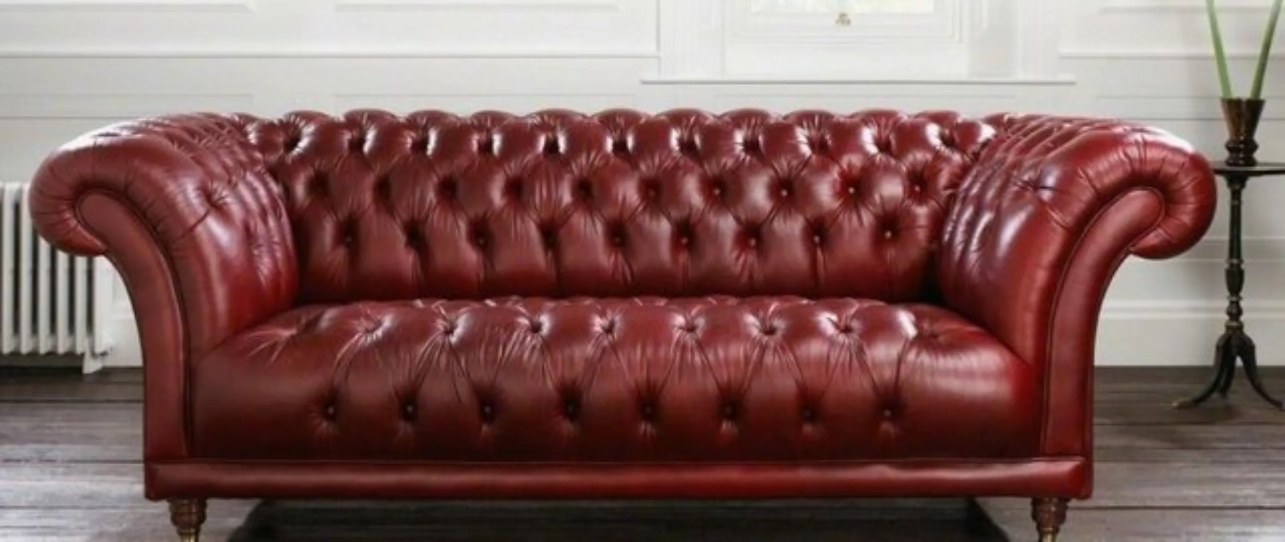 JVmoebel Chesterfield-Sofa Chesterfield Polster Sofa XXL Big Sofas 3 Sitzer günstig online kaufen