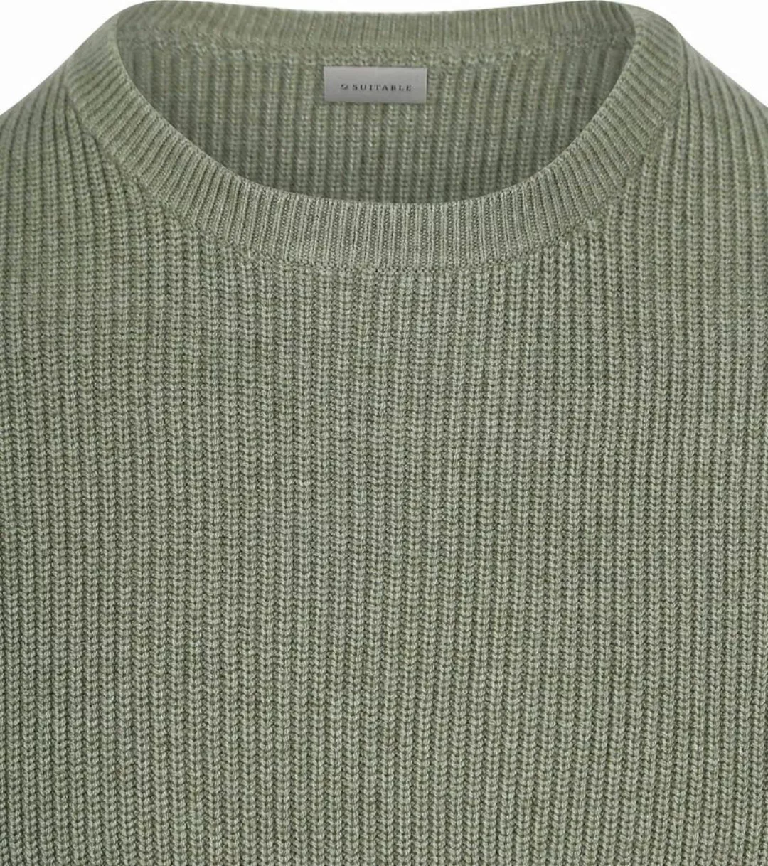 Suitable Pullover Wool Blend Grün - Größe XL günstig online kaufen