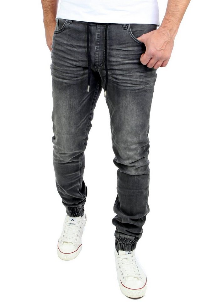 Reslad Stretch-Jeans Reslad Used Look Jeans-Herren Slim Fit Jogging-Hose RS günstig online kaufen