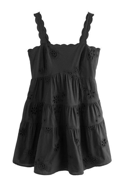 Next Minikleid Gestuftes Minikleid mit Stickereien (1-tlg) günstig online kaufen