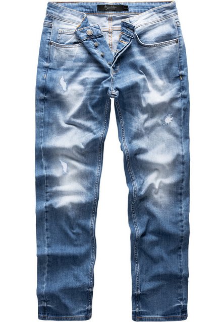 Amaci&Sons Straight-Jeans MEDFORD Destroyed Jeans Herren Regular Fit Destro günstig online kaufen